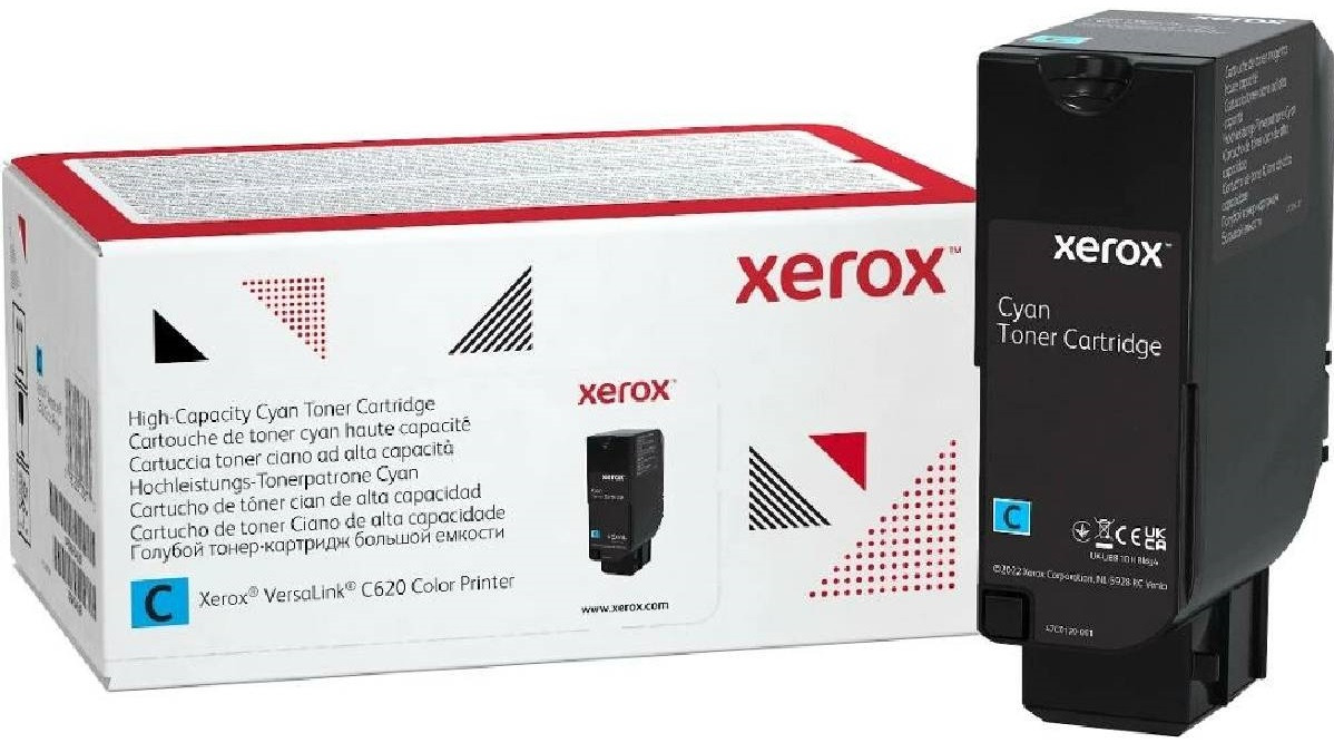 Тонер картридж Xerox VL C620 Cyan (12 000 стор) (006R04633)