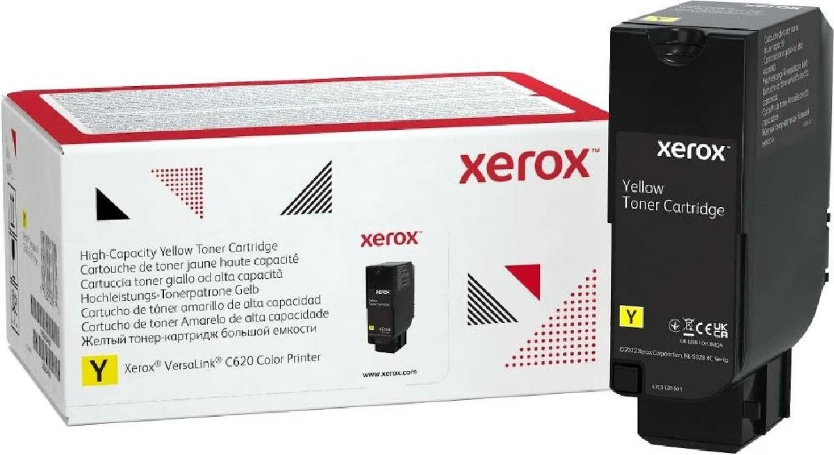 Тонер картридж Xerox VL C620 Yellow (12 000 стор) (006R04635)