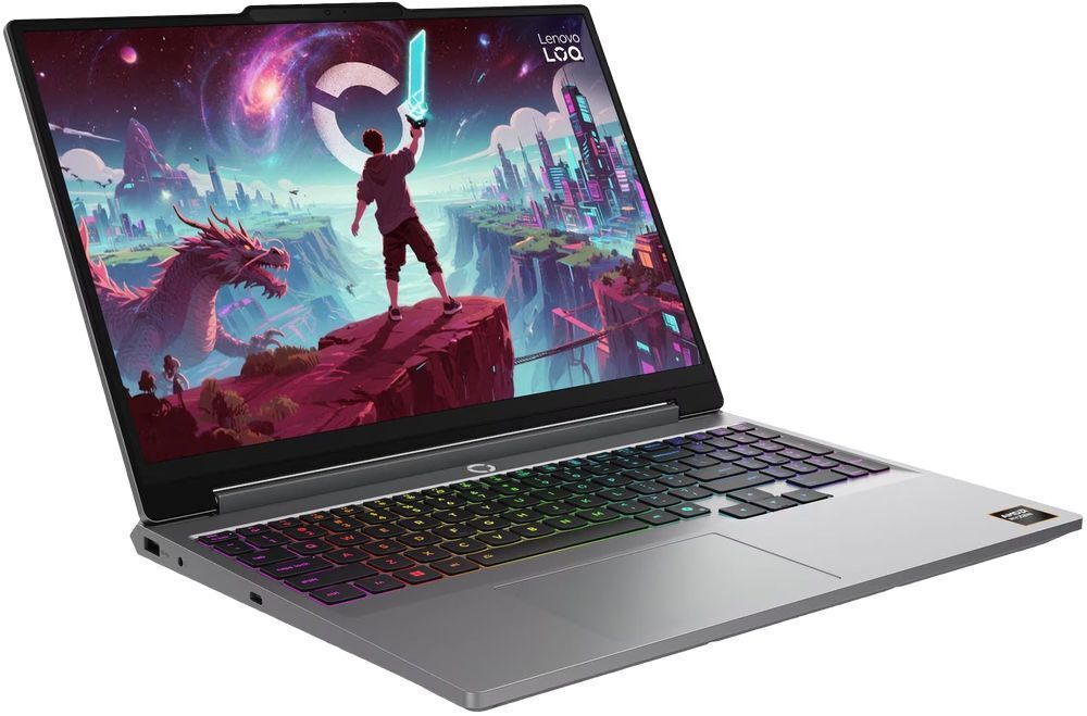 Ноутбук LENOVO LOQ 15AHP11 Luna Grey (83TN00BDRA) фото1