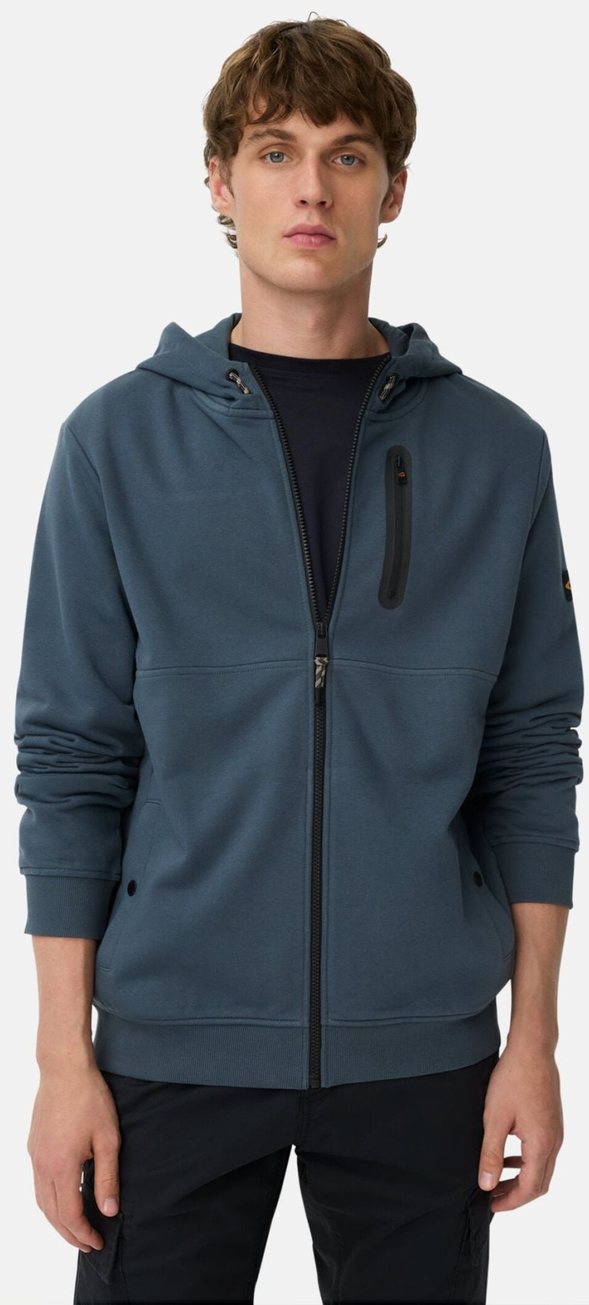 Толстовка чоловіча Camel Active Sweatjacket 409406-6W52-47 S синя фото1