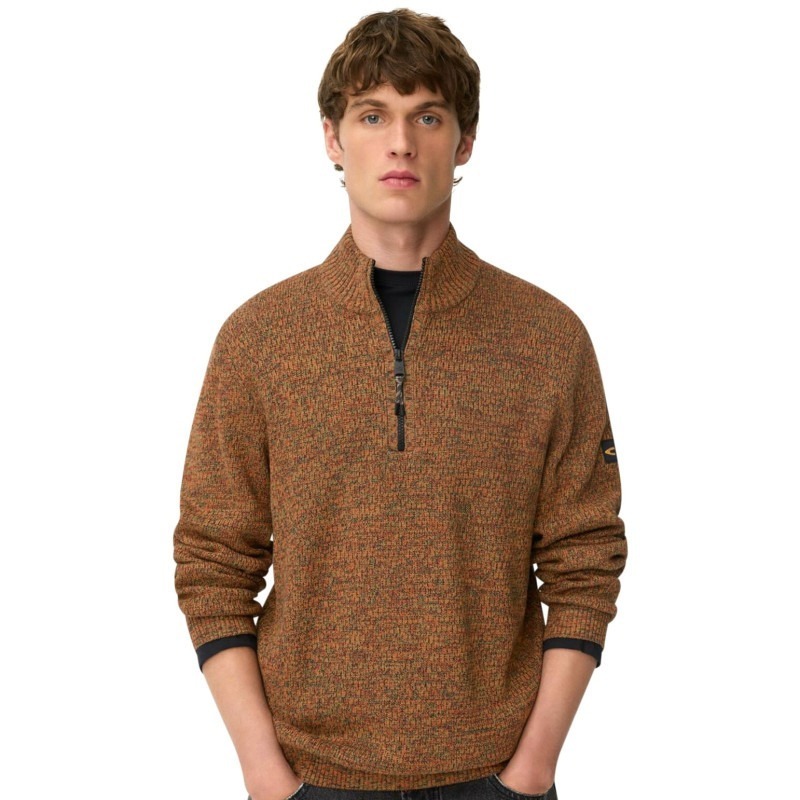 Светр чоловічий Camel Active Knitted Troyer 409530-6K06-55 XL коричневий фото1