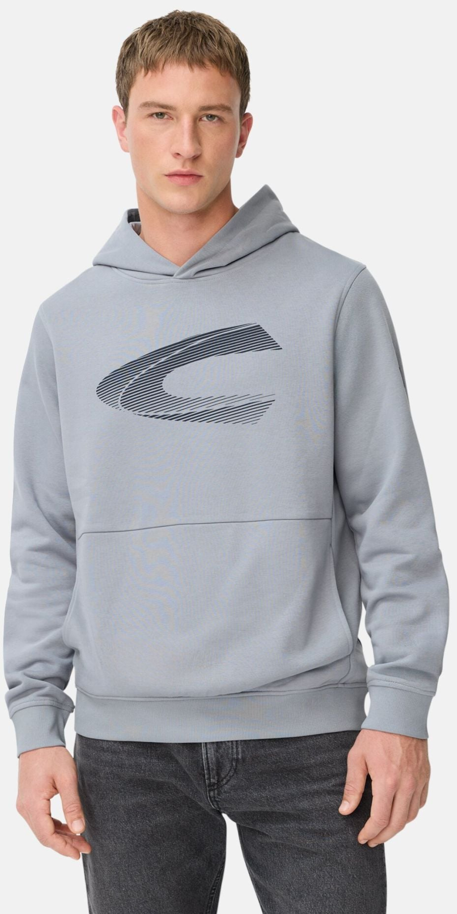 Худи чоловіче Camel Active Sweatshirt 409460-6W49-43 L сіре фото1