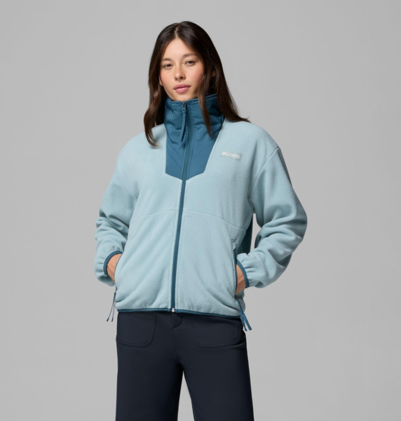 Флісова кофта жіноча Columbia Sequoia Grove Full Zip Fleece 2085311CLB-461 XSS бірюзова фото