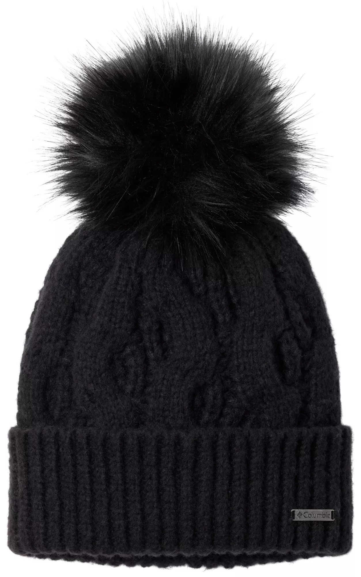 Шапка женская Columbia Boundless Days Cable Knit Pom Beanie 2092641CLB-010 OS темно-серые фото1
