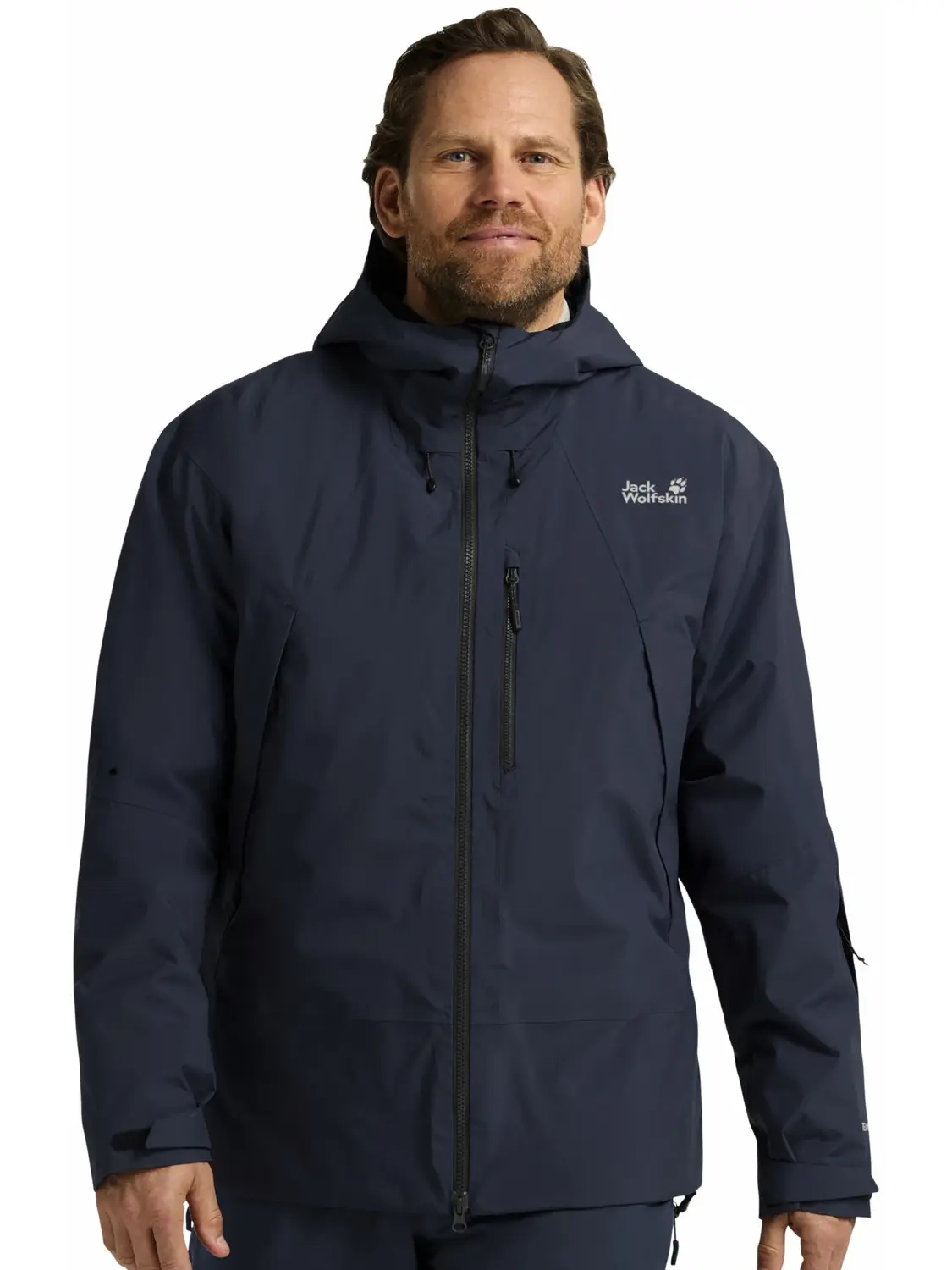Куртка горнолыжная мужская Jack Wolfskin Flowline Pro 2L Ins Jkt M A64887_C0412 S темно-синяя