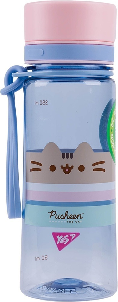 Пляшка для води Yes Pusheen 400 мл синя (708319) фото1