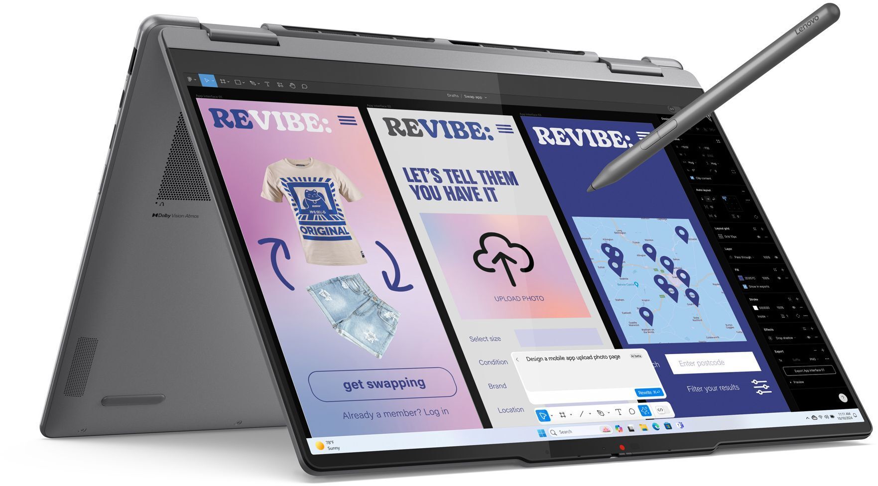Ноутбук LENOVO Yoga 7 2-in-1 14ILL10 (83JQ00HERA) фото1