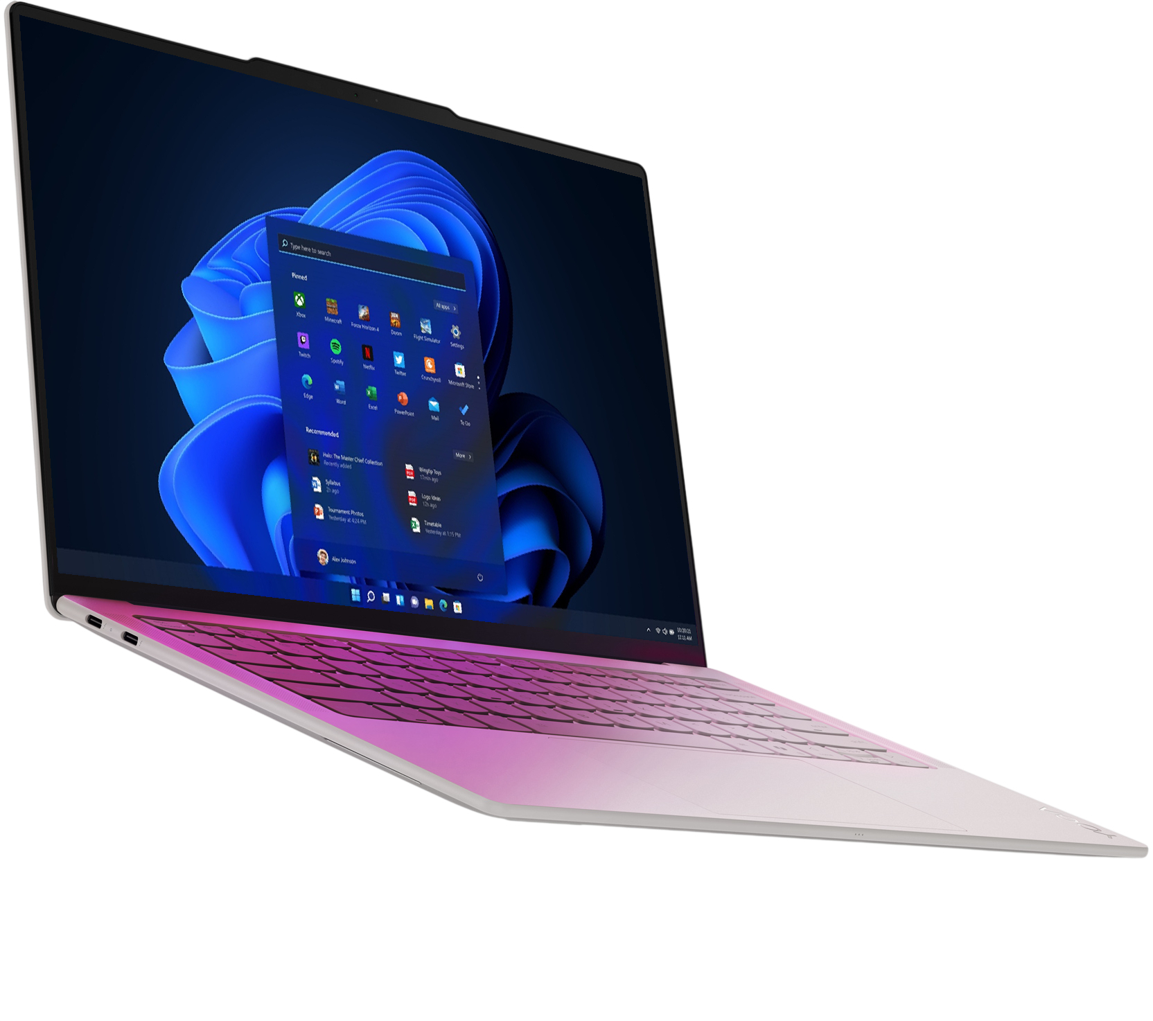 Ноутбук LENOVO Yoga Slim 7 Ultra 14IPH11 Seashell (83QK007FRA) фото1