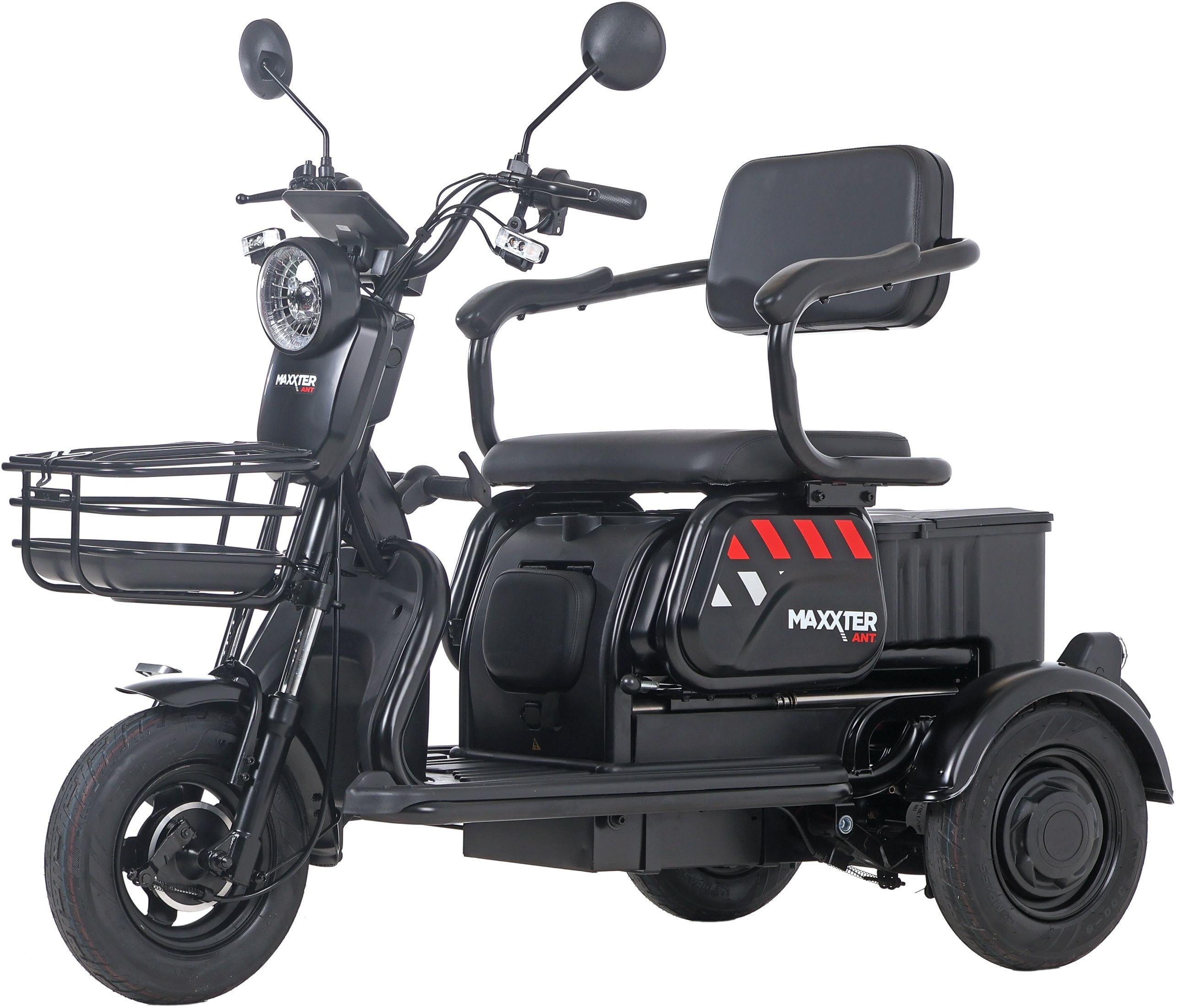 Електроскутер триколісний Maxxter ANT 500 Вт Black (8716309926645) фото1