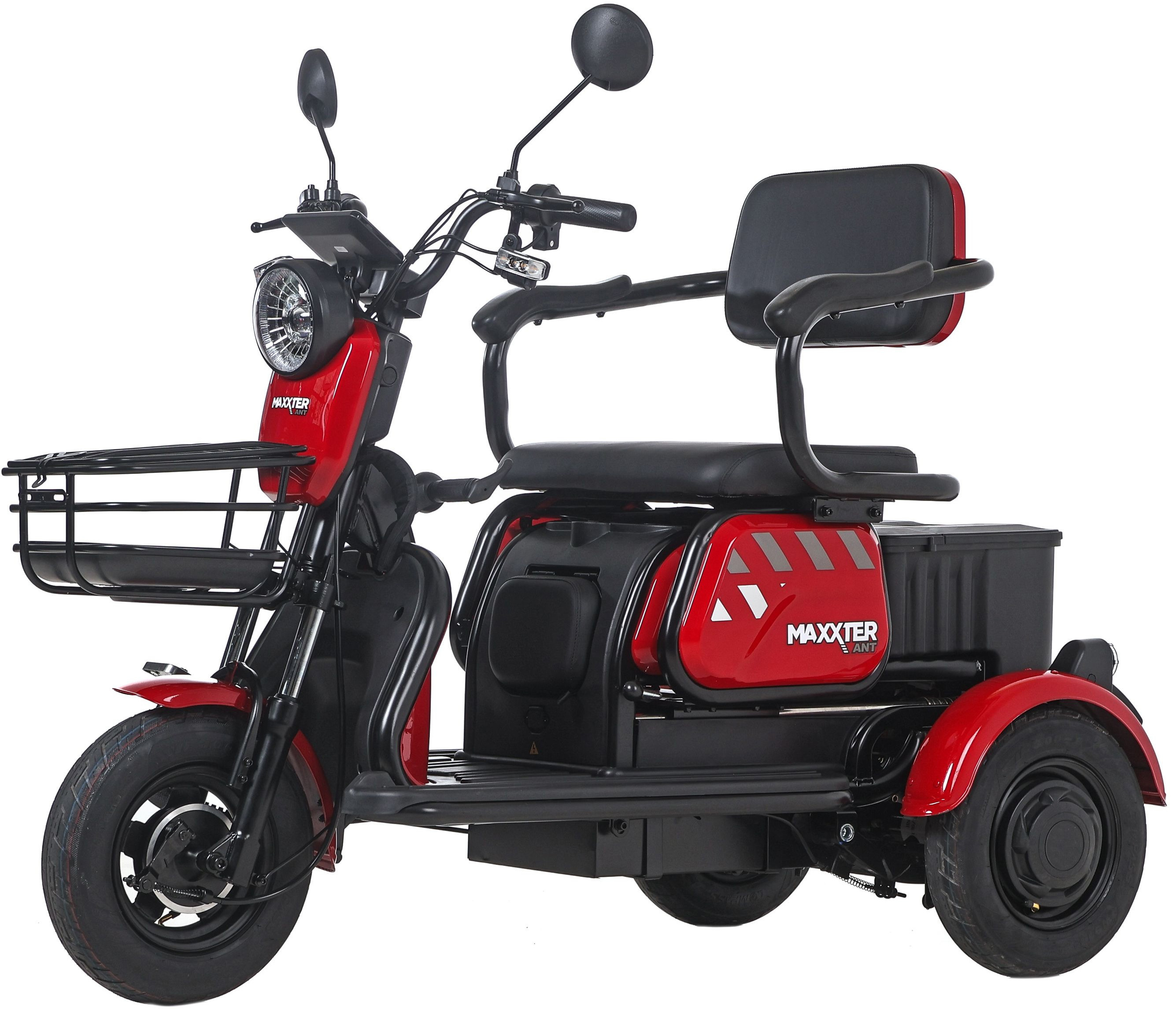 Електроскутер триколісний Maxxter ANT 500 Вт Red (8716309926638) фото1