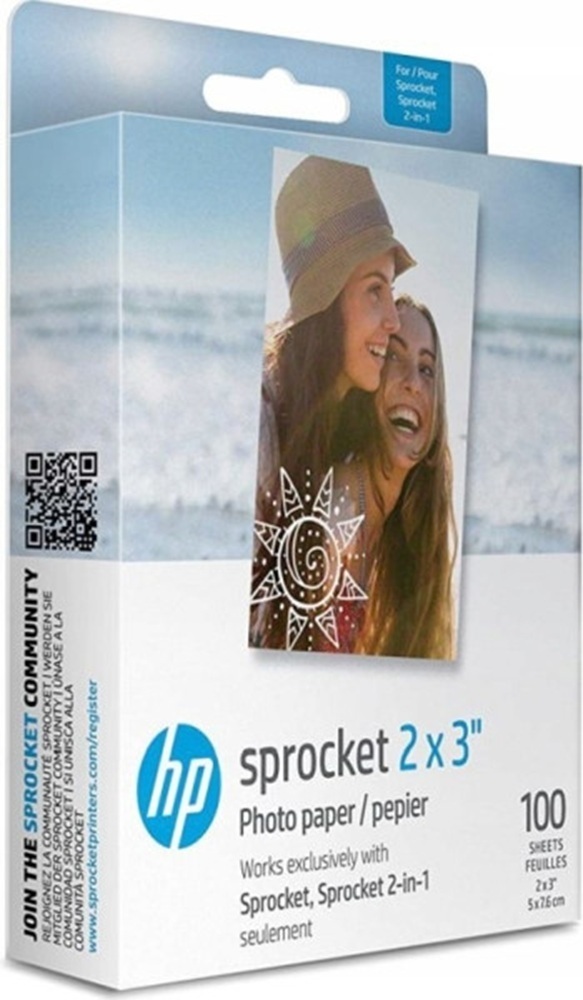Фотобумага HP Zink 2"x3" 100л (HPIZ2X3100) фото1