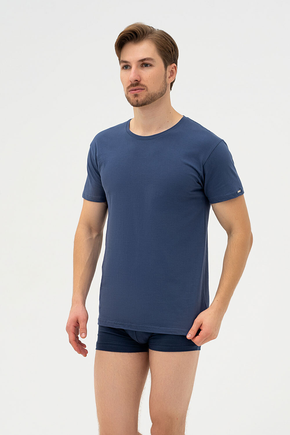Футболка мужская Cornette Authentic 202 NEW 3XL темно-синяя фото1