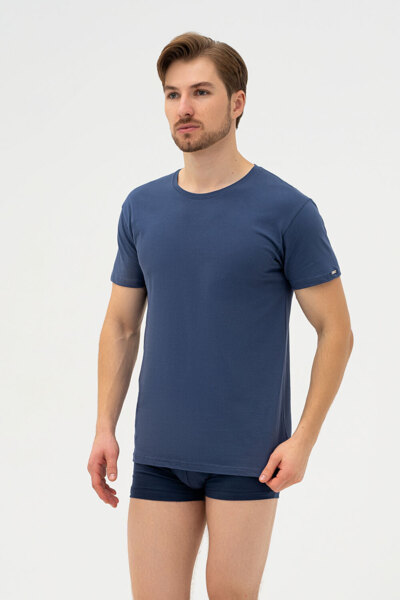 Футболка мужская Cornette Authentic 201 NEW 4-5XL 4XL темно-синяя фото