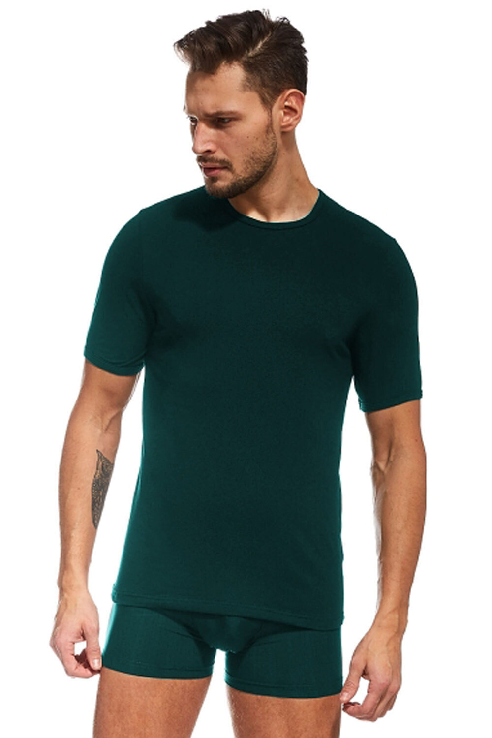 Футболка мужская Cornette High Emotion 532NEW HE 2XL темно-зеленая фото1