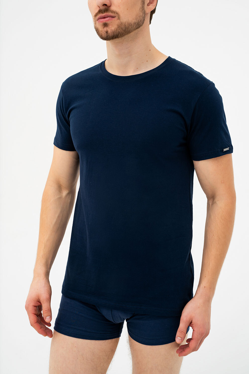 Футболка мужская Cornette Authentic 202 NEW 3XL темно-синяя фото1