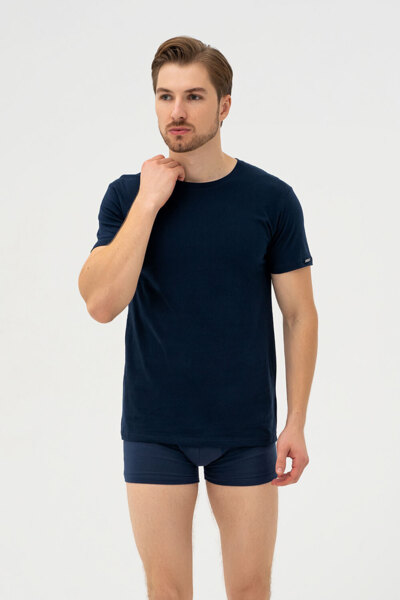Футболка мужская Cornette Authentic 202 NEW 4-5XL 4XL темно-синяя фото