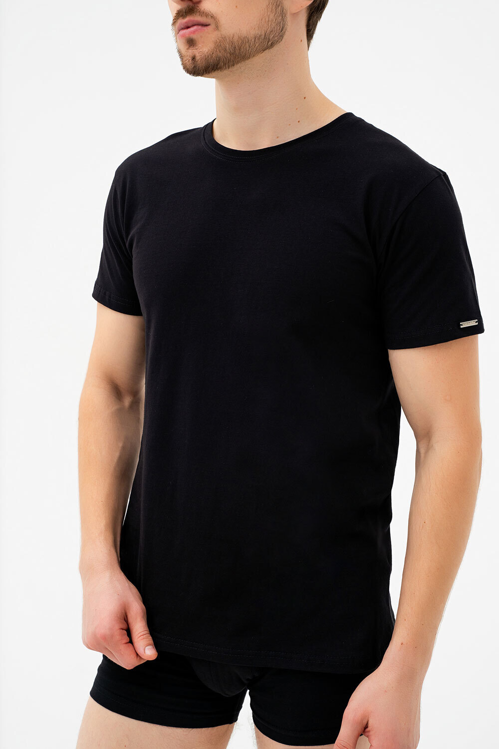 Футболка мужская Cornette Authentic 202 NEW 4-5XL 5XL черная фото1