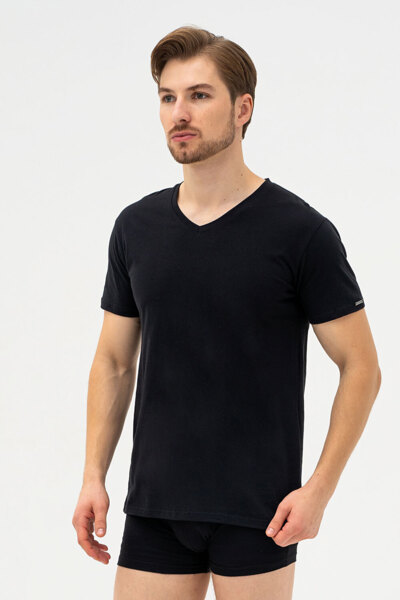 Футболка мужская Cornette Authentic 201 NEW XL черная фото