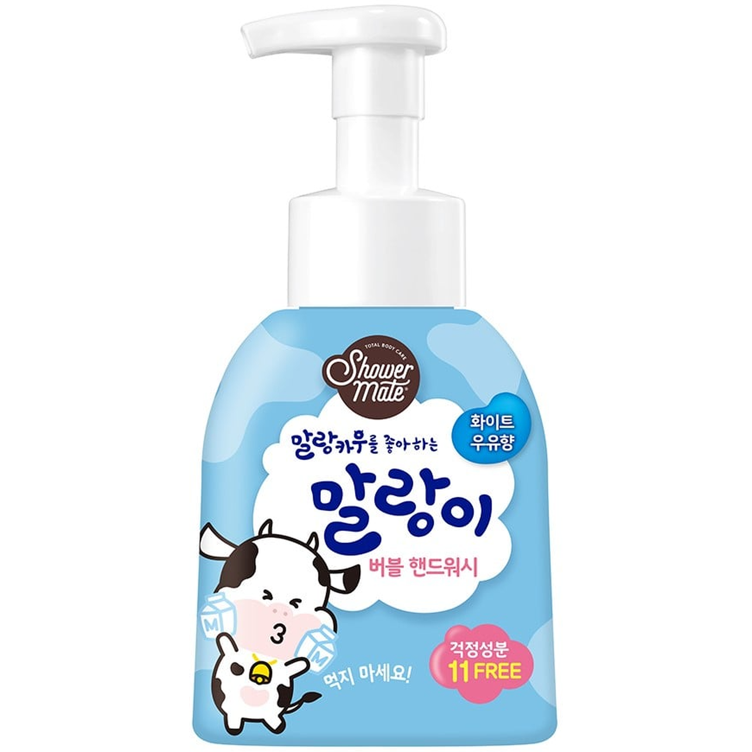 Гель для мытья рук Shower mate Bubble Handwash Молочный пузырек 300 мл фото1