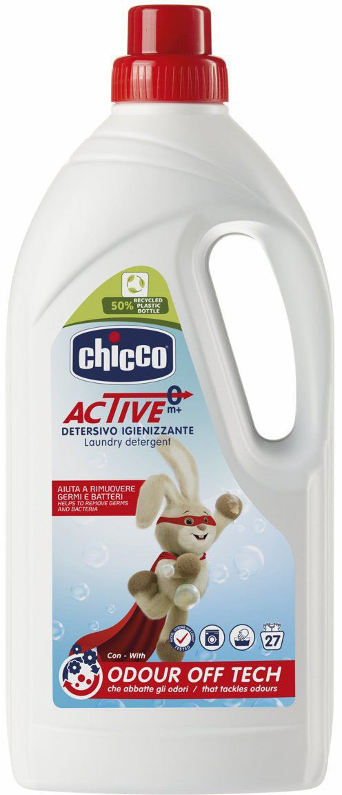 Гель для стирки дезинфицирующий Chicco Active 1.5 л (10817.00) фото1