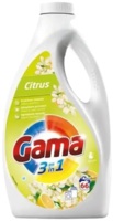 Гель для стирки Gama 3 in 1 Citrus 3 л