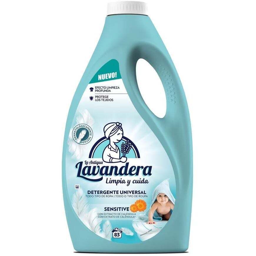 Гель для стирки детских вещей Lavandera Sensitive 2.49 л фото1