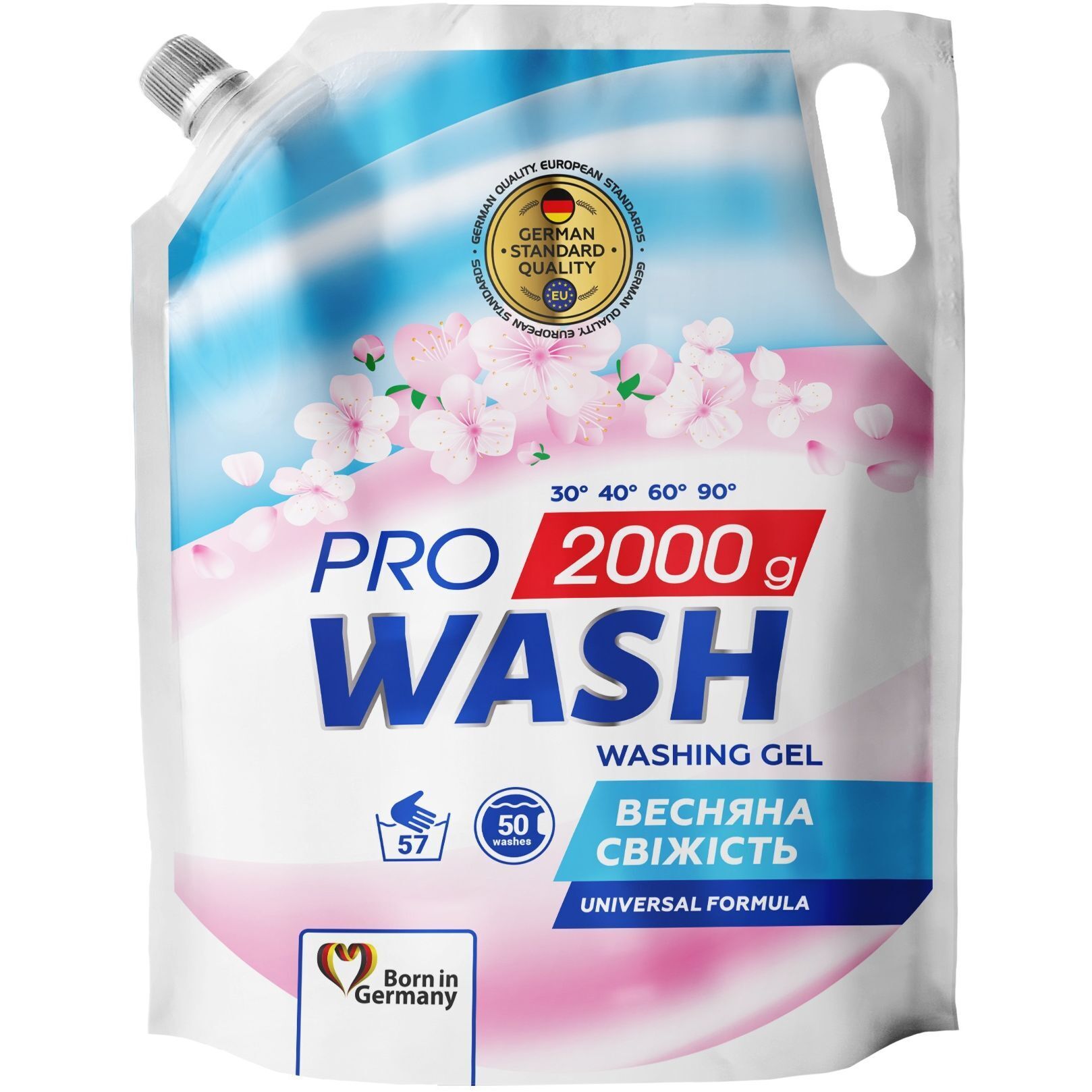 Гель для прання ProWash Весняна свіжість універсальний 2 кг фото1
