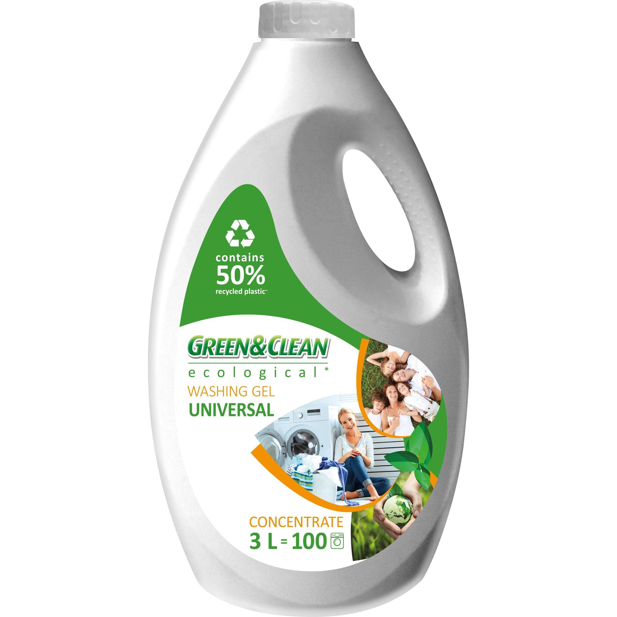 Гель для стирки Green & Clean Professional Universal концентрированный 3 л фото1