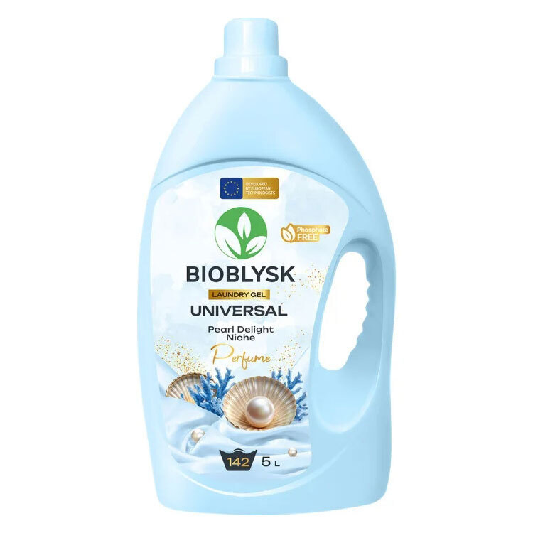 Гель для прання парфумований BioBlysk Universal & Pearl Delight Niche Perfume 5 л фото1