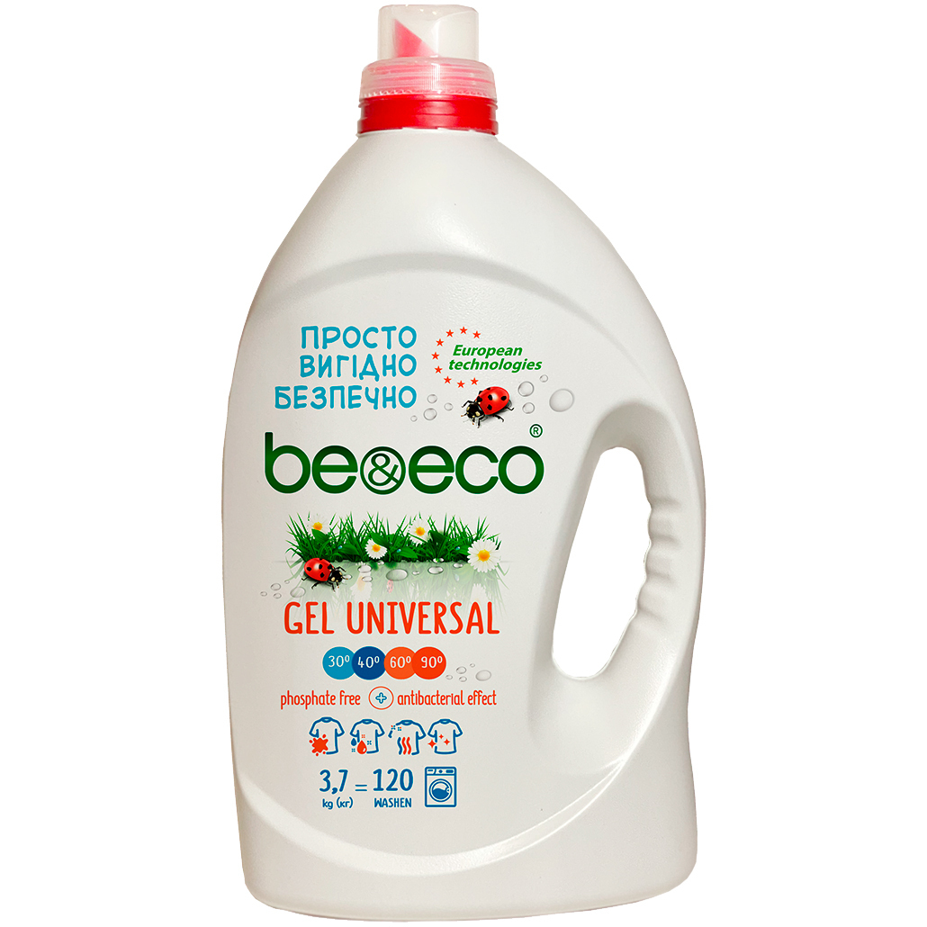 Гель для прання Be&Eco Universal 3.7 л фото1