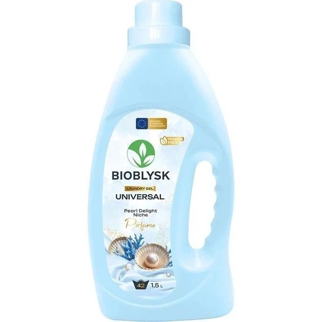 Гель для стирки парфюмированный BioBlysk Universal & Pearl Delight Niche Perfume 1.5 л фото1
