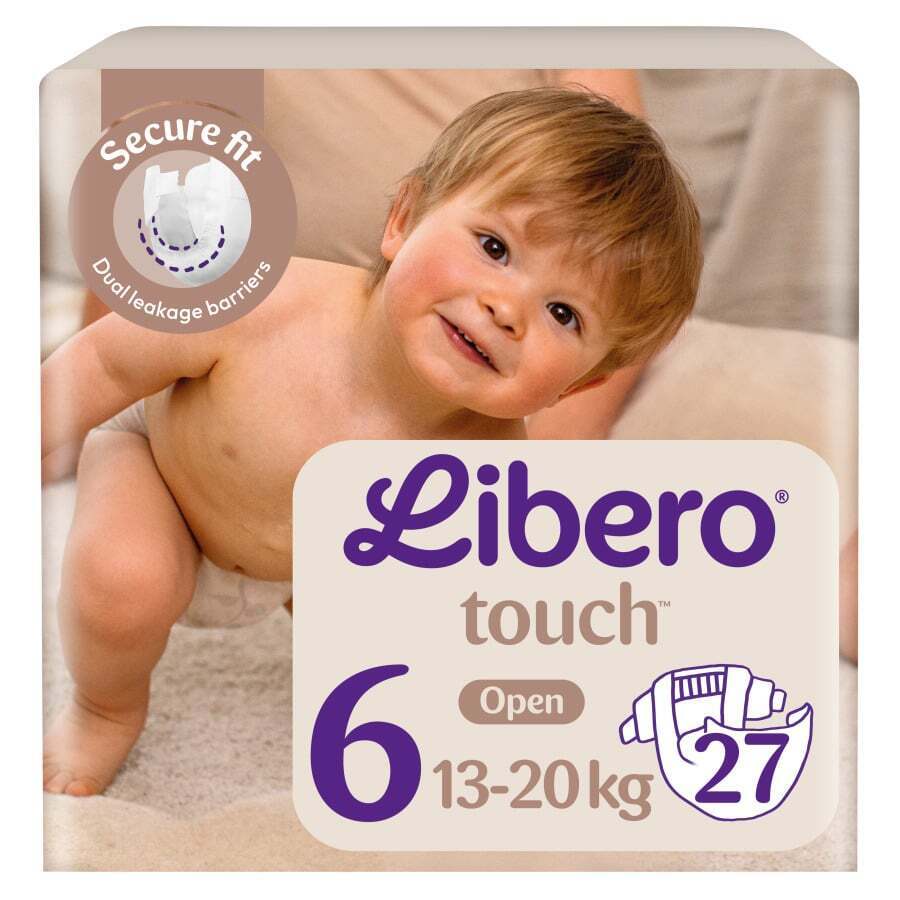 Підгузки Libero Touch 13-20 кг розмір 6 27 шт. фото1