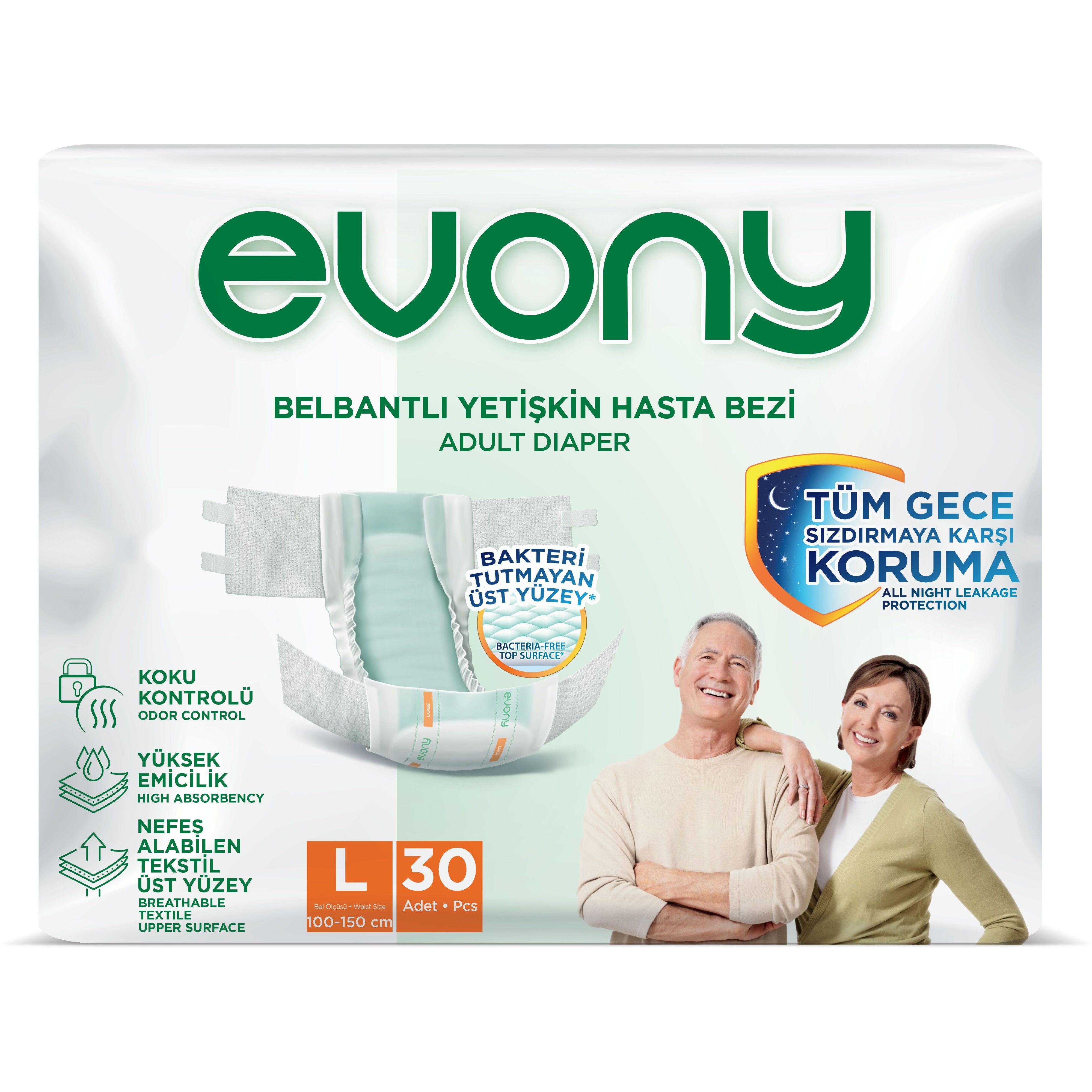 Підгузки для дорослих Evony 3 Large 30 шт. (71493) фото1