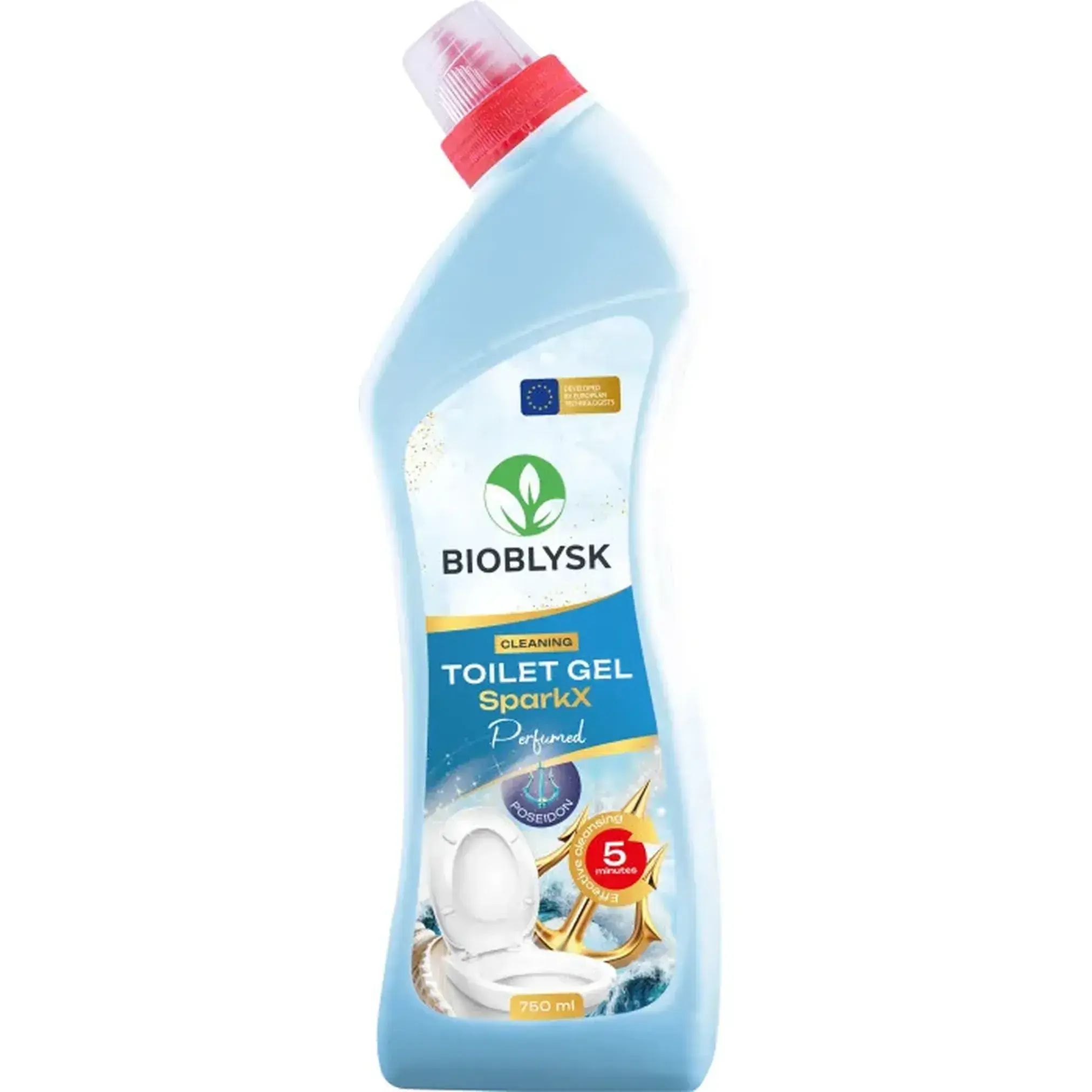 Гель очищающий для туалета BioBlysk SparkX Poseidon парфюмированный 1 л фото1