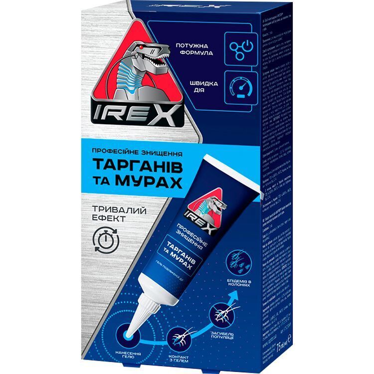 Гель от тараканов IREX в тубе 75 мл фото1