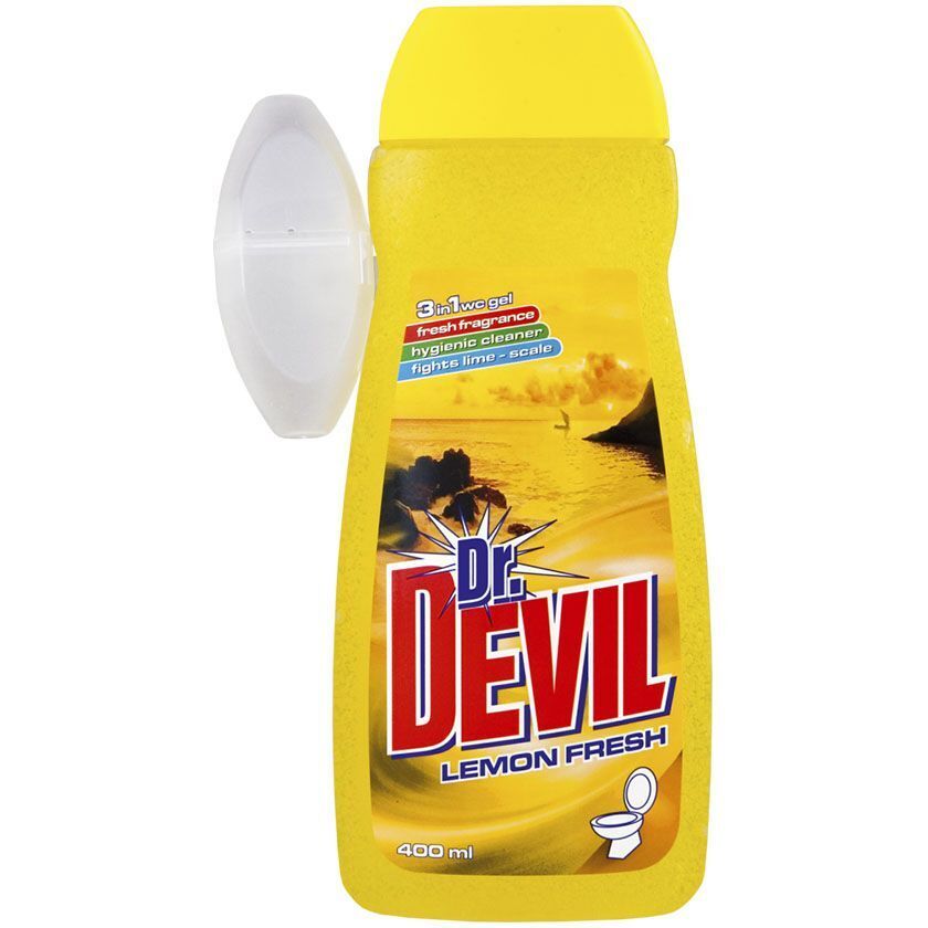 Гель для туалета Dr.Devil 3в1 Лимон, 400 мл фото1