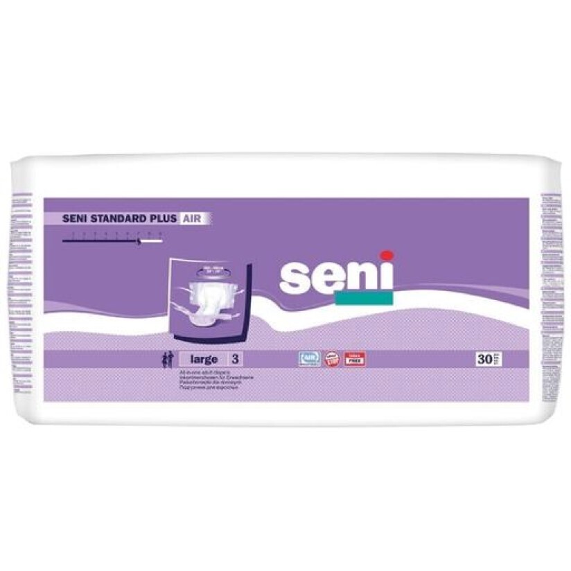 Підгузки для дорослих Seni Standard Plus Air L 30 шт. фото1