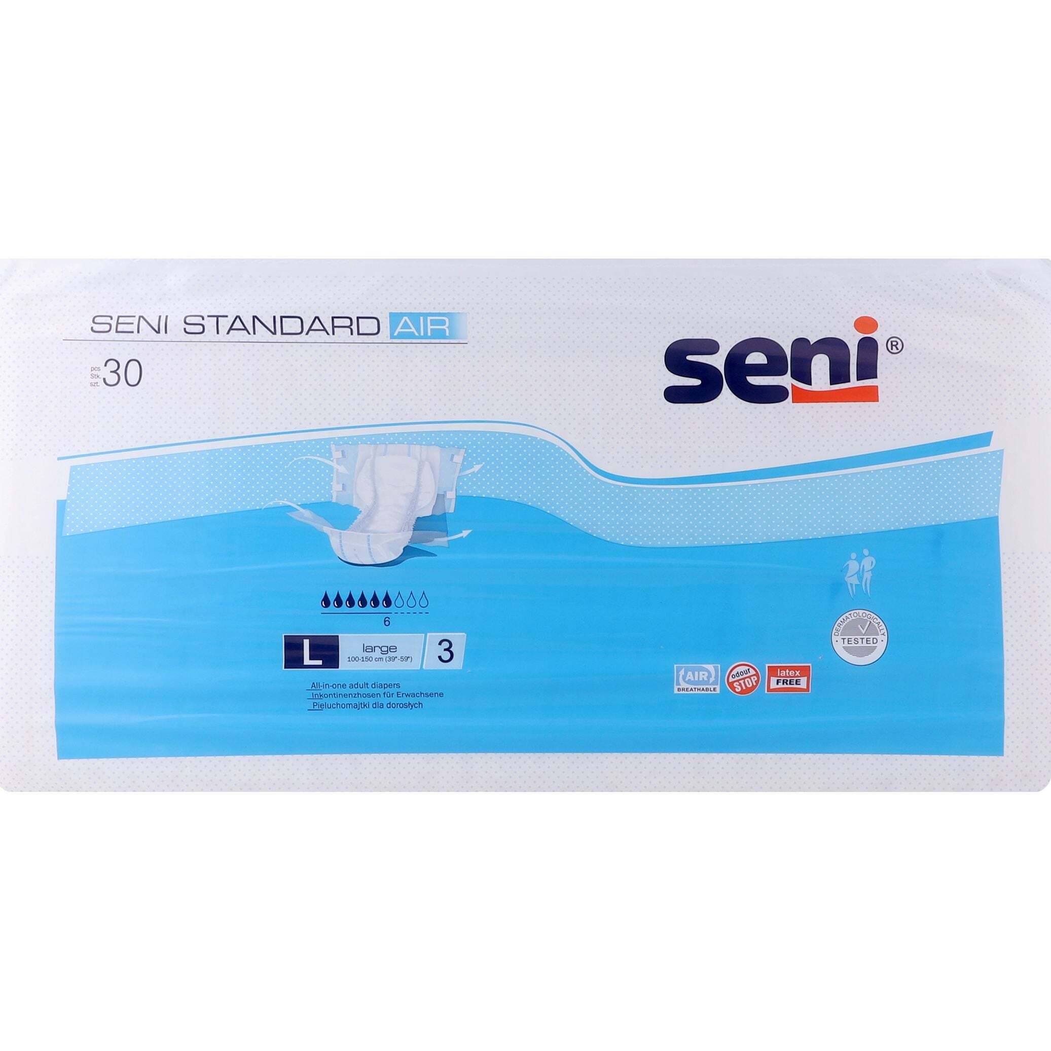 Підгузки для дорослих Seni Standard Air L 30 шт. фото1