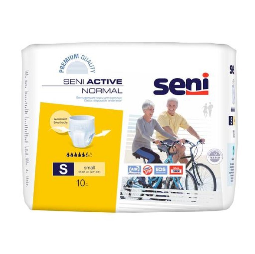 Підгузки-трусики для дорослих Seni Active Normal small, 10 шт. (SE-096-SM10-RU0) фото1
