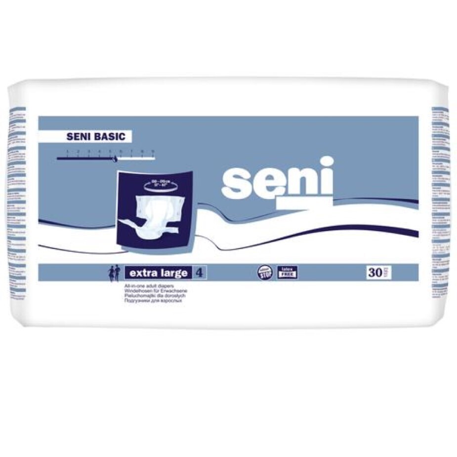 Подгузники для взрослых Seni Basic Еxtra large 30 шт. фото1