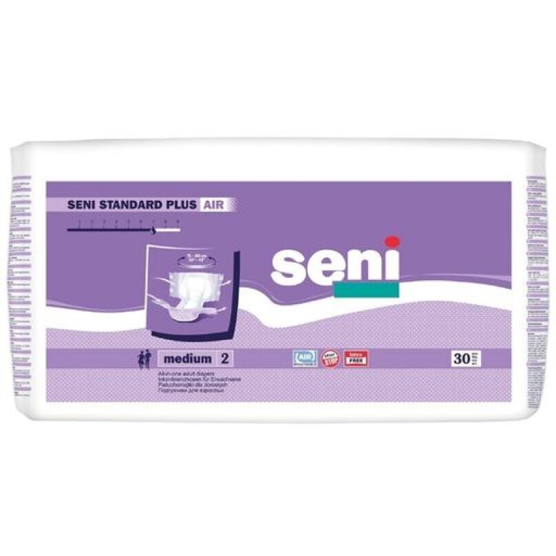 Підгузки для дорослих Seni Standard Plus Air розмір M 30 шт. фото1