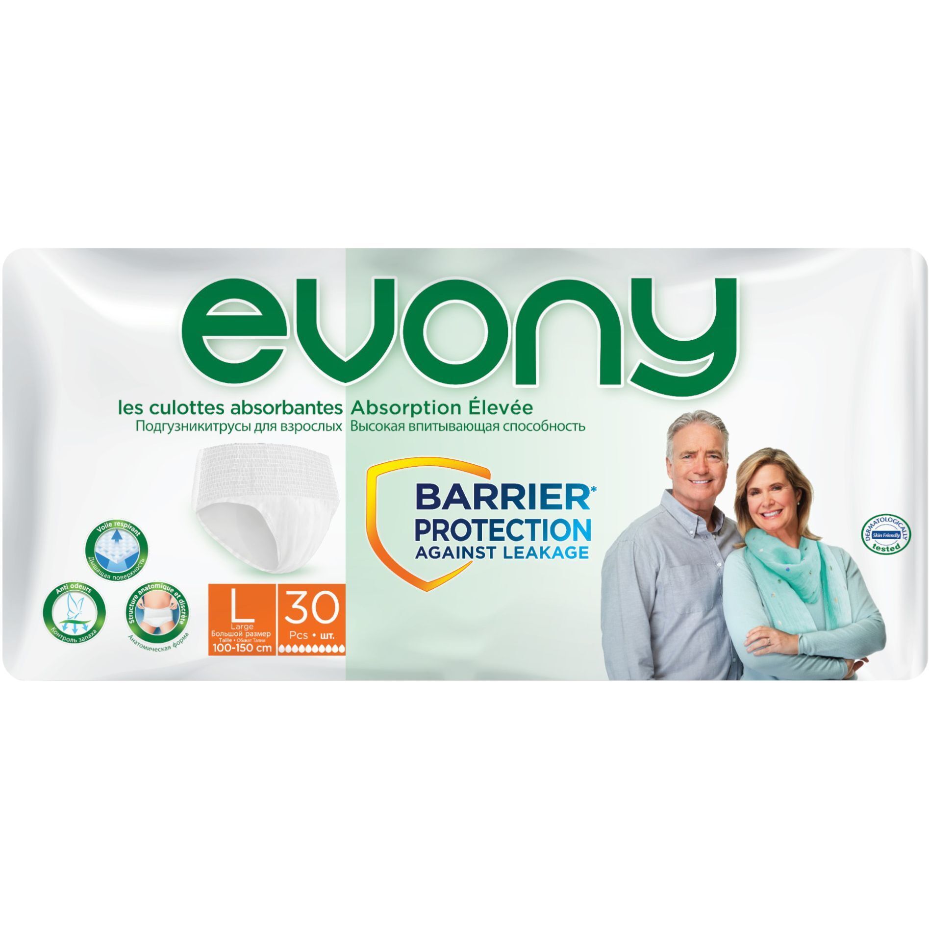 Підгузки-трусики для дорослих Evony 3 Large 30 шт. фото1