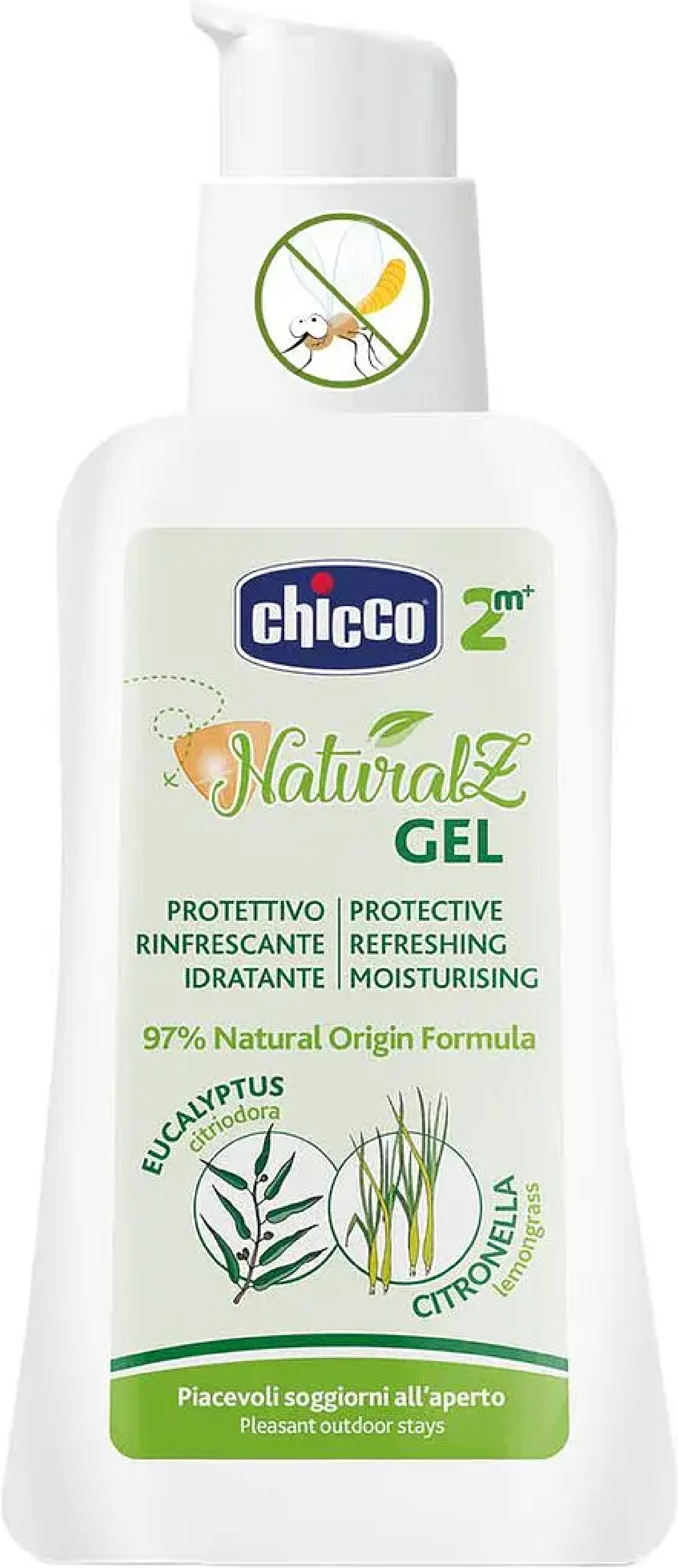Гель защитный от комаров Chicco NaturalZ 60 мл (11598.00) фото1