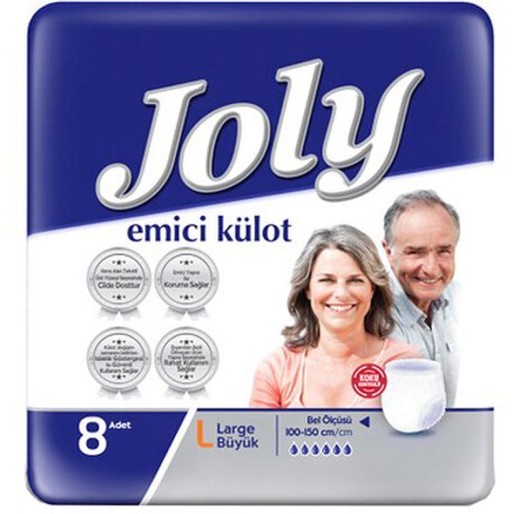 Підгузки-трусики для дорослих Joly 3 Large 8 шт. фото1