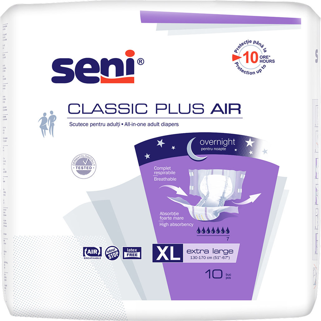 Підгузки для дорослих Seni Classic Plus Air XL 10 шт. фото1