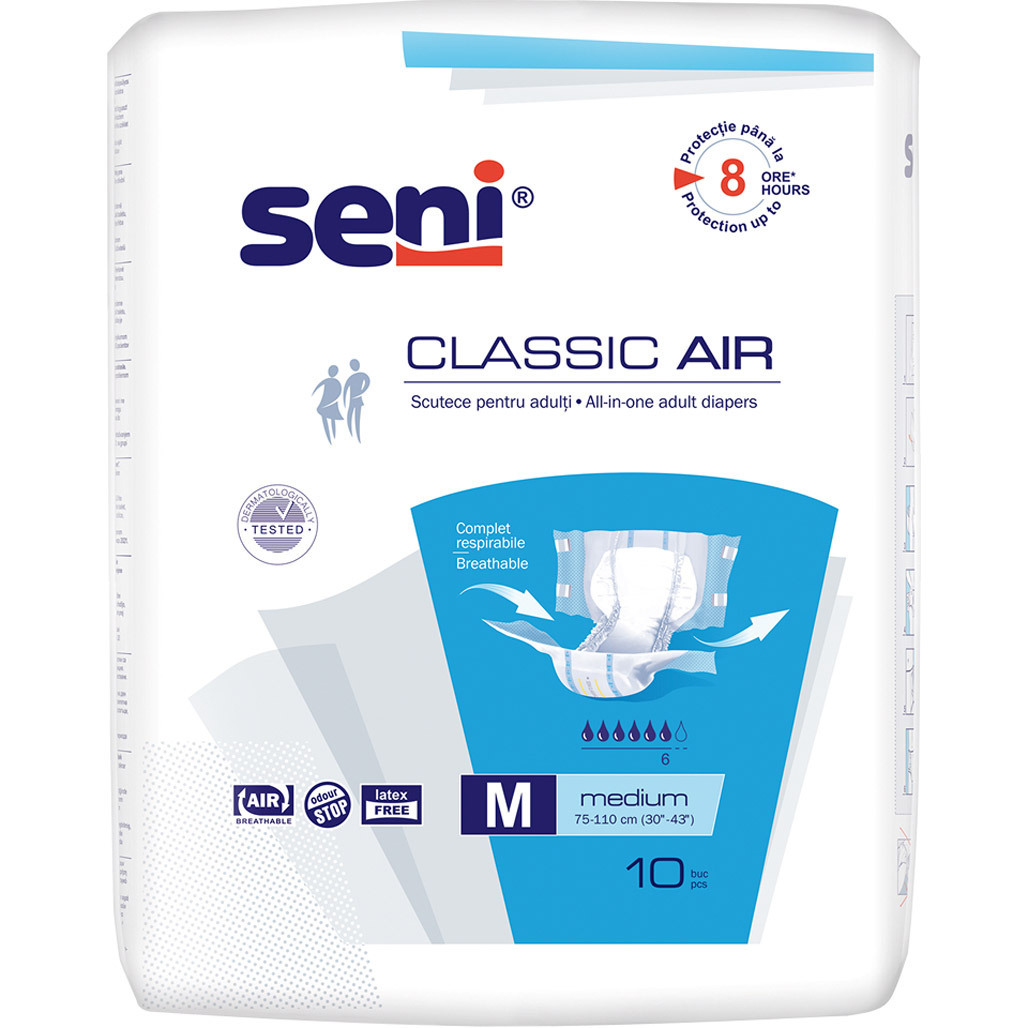Підгузки для дорослих Seni Classic Air M 10 шт. фото1