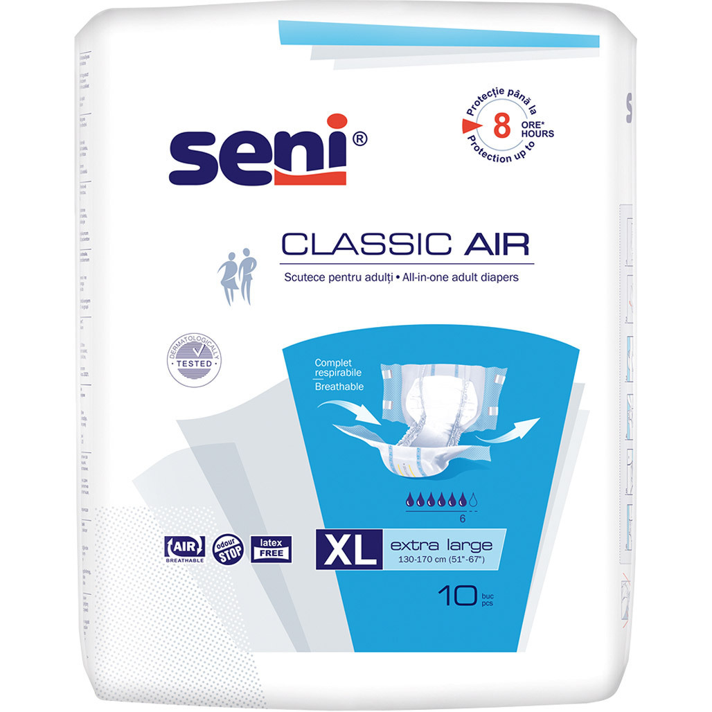 Підгузки для дорослих Seni Classic Air XL 10 шт. фото1