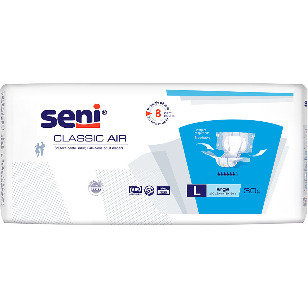 Підгузки для дорослих Seni Classic Air L 30 шт. фото1