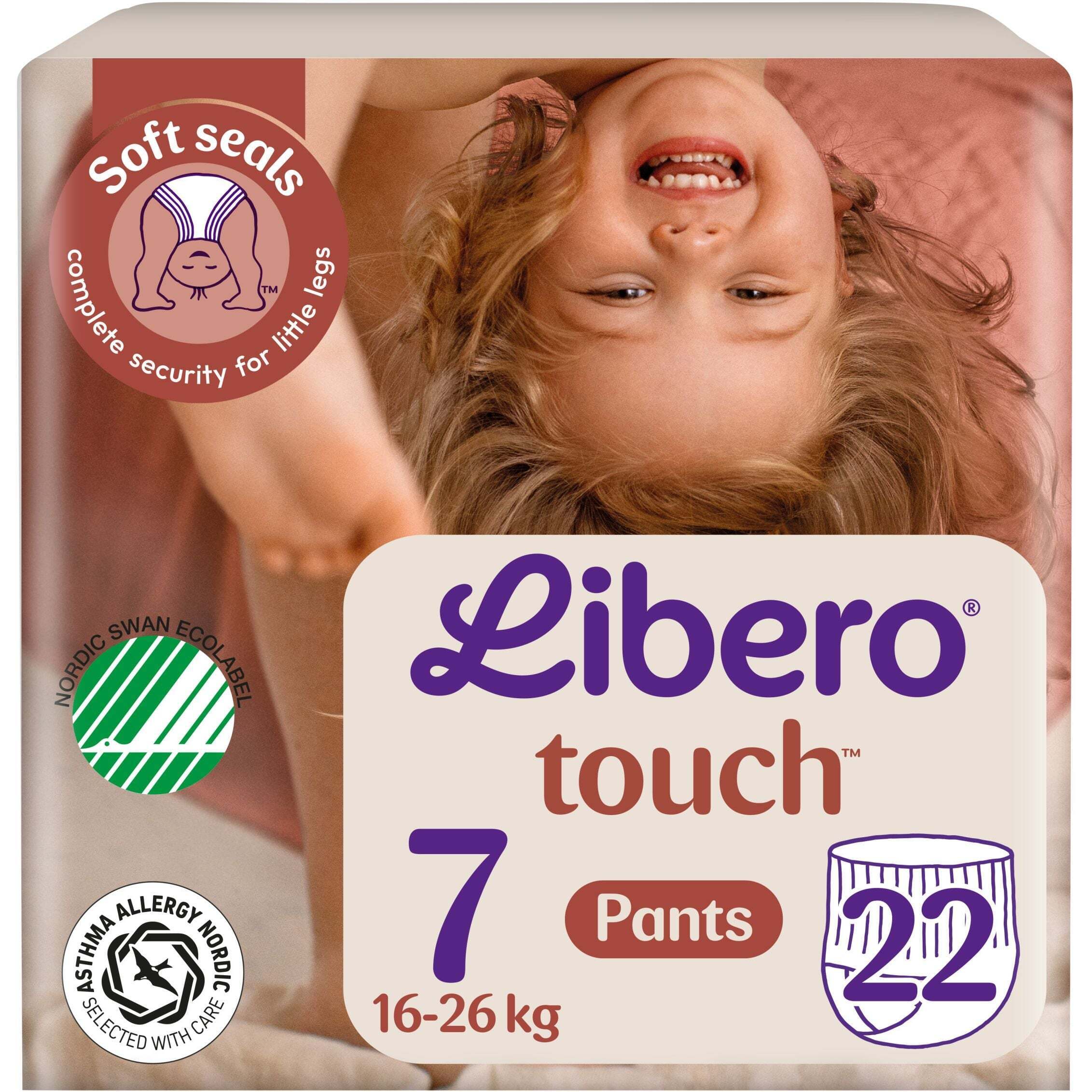 Підгузки-трусики Libero Touch Pants 7 (16-26 кг) 22 шт. фото1