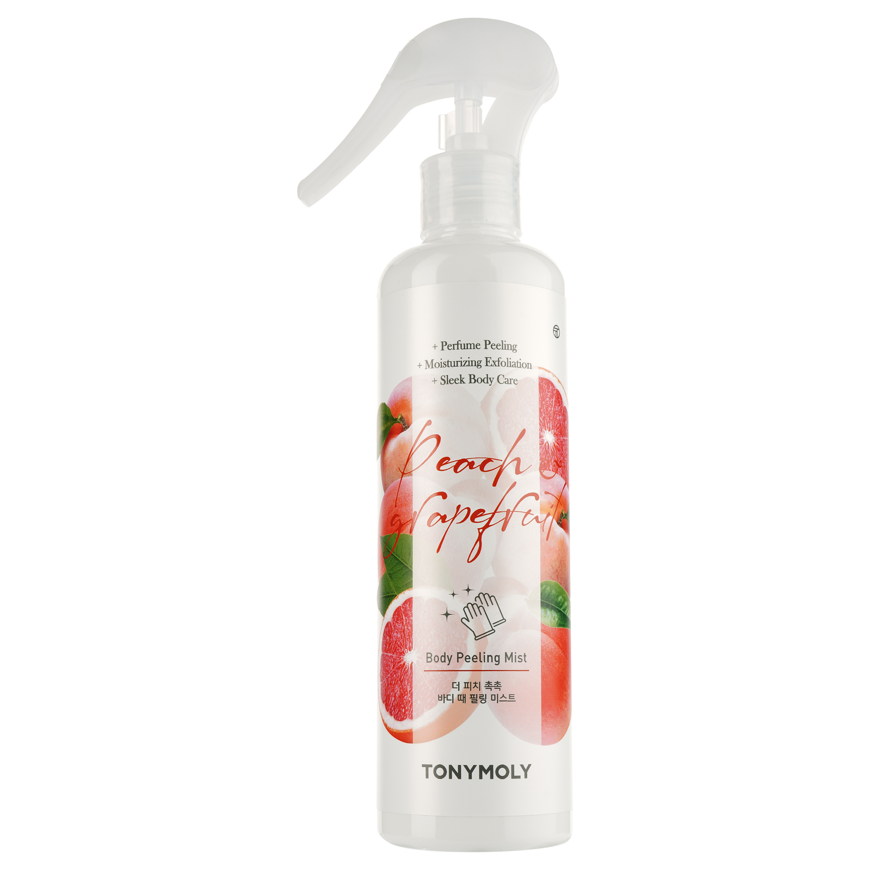 Пилинг-спрей для тела Tony Moly, с экстрактом персика и грейпфрута, 300 мл фото1